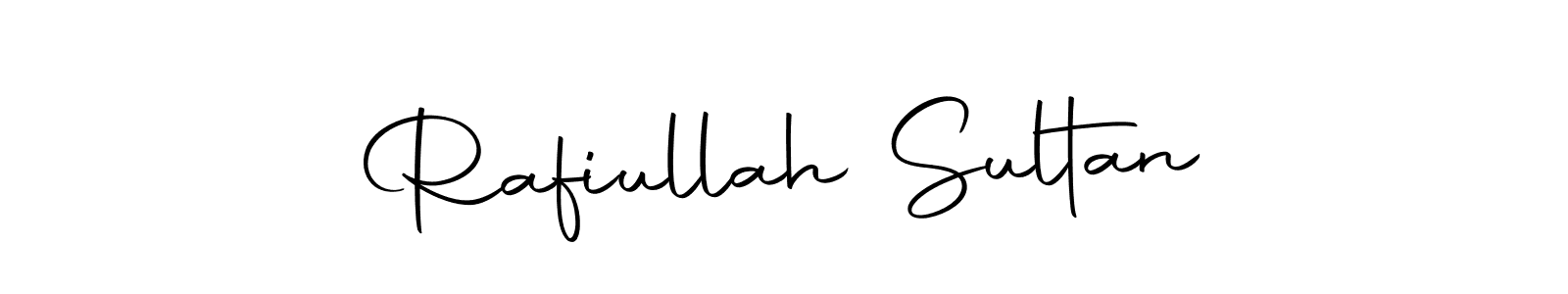 Use a signature maker to create a handwritten signature online. With this signature software, you can design (Autography-DOLnW) your own signature for name Rafiullah Sultan. Rafiullah Sultan signature style 10 images and pictures png