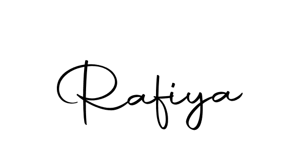 Create a beautiful signature design for name Rafiya. With this signature (Autography-DOLnW) fonts, you can make a handwritten signature for free. Rafiya signature style 10 images and pictures png