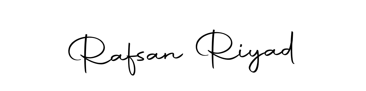 The best way (Autography-DOLnW) to make a short signature is to pick only two or three words in your name. The name Rafsan Riyad include a total of six letters. For converting this name. Rafsan Riyad signature style 10 images and pictures png