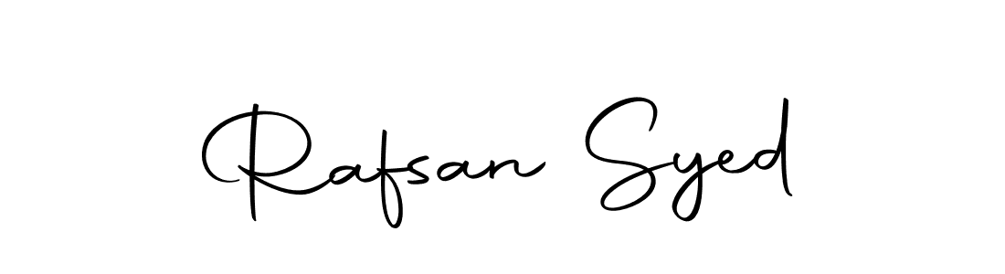 The best way (Autography-DOLnW) to make a short signature is to pick only two or three words in your name. The name Rafsan Syed include a total of six letters. For converting this name. Rafsan Syed signature style 10 images and pictures png