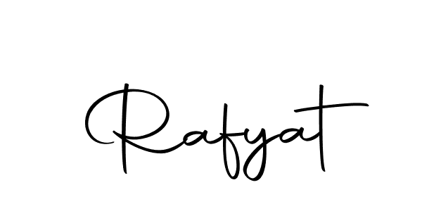 Make a beautiful signature design for name Rafyat. Use this online signature maker to create a handwritten signature for free. Rafyat signature style 10 images and pictures png