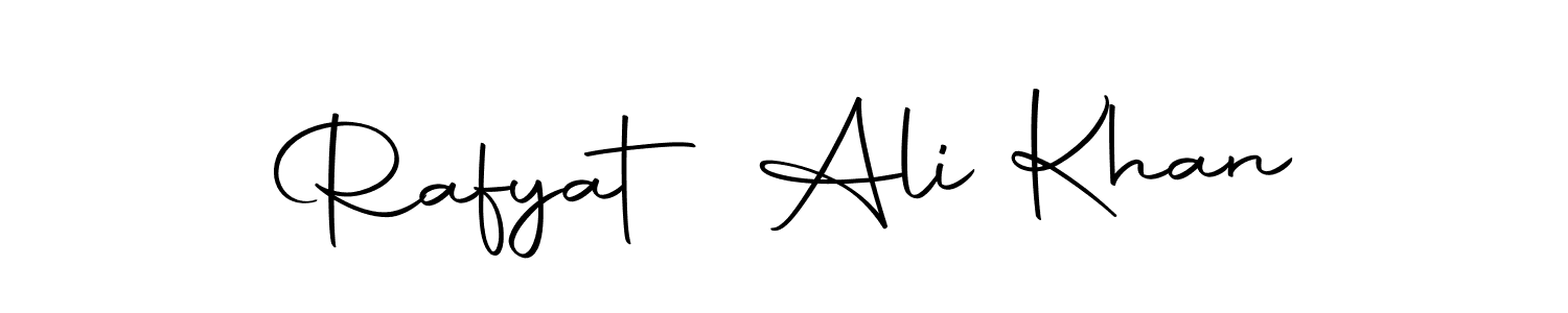 Make a beautiful signature design for name Rafyat Ali Khan. Use this online signature maker to create a handwritten signature for free. Rafyat Ali Khan signature style 10 images and pictures png