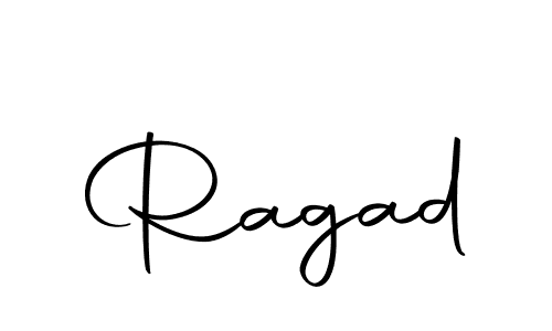Use a signature maker to create a handwritten signature online. With this signature software, you can design (Autography-DOLnW) your own signature for name Ragad. Ragad signature style 10 images and pictures png