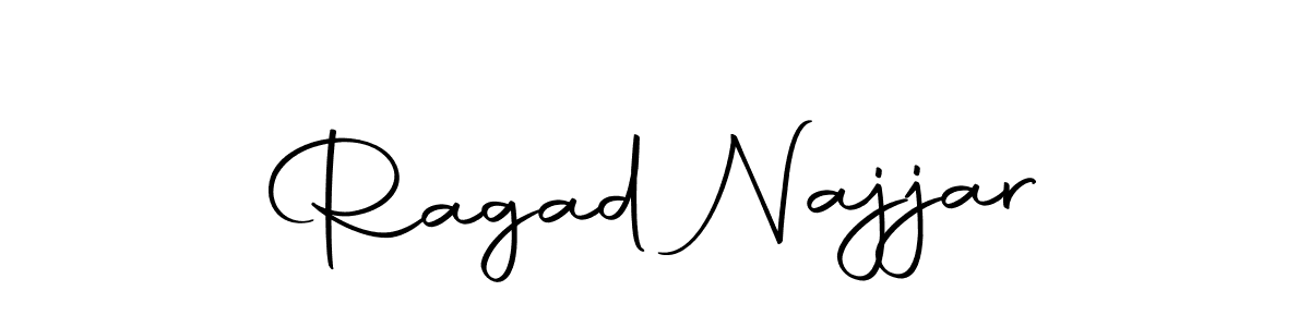 Make a beautiful signature design for name Ragad Najjar. With this signature (Autography-DOLnW) style, you can create a handwritten signature for free. Ragad Najjar signature style 10 images and pictures png