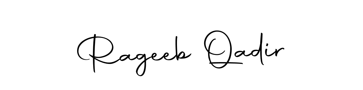 Also we have Rageeb Qadir name is the best signature style. Create professional handwritten signature collection using Autography-DOLnW autograph style. Rageeb Qadir signature style 10 images and pictures png