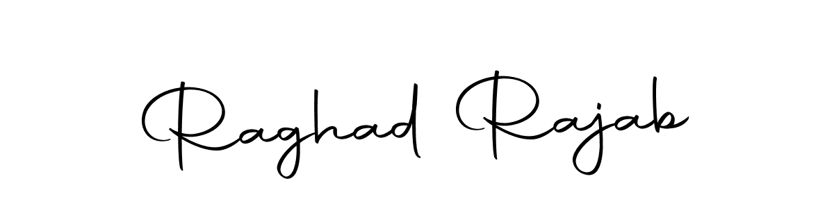 if you are searching for the best signature style for your name Raghad Rajab. so please give up your signature search. here we have designed multiple signature styles  using Autography-DOLnW. Raghad Rajab signature style 10 images and pictures png