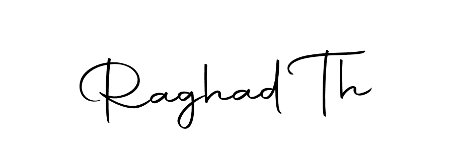 Create a beautiful signature design for name Raghad Th. With this signature (Autography-DOLnW) fonts, you can make a handwritten signature for free. Raghad Th signature style 10 images and pictures png