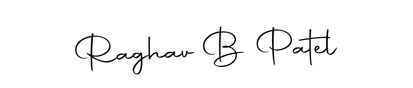 Design your own signature with our free online signature maker. With this signature software, you can create a handwritten (Autography-DOLnW) signature for name Raghav B Patel. Raghav B Patel signature style 10 images and pictures png