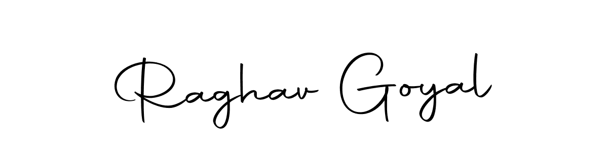 Design your own signature with our free online signature maker. With this signature software, you can create a handwritten (Autography-DOLnW) signature for name Raghav Goyal. Raghav Goyal signature style 10 images and pictures png