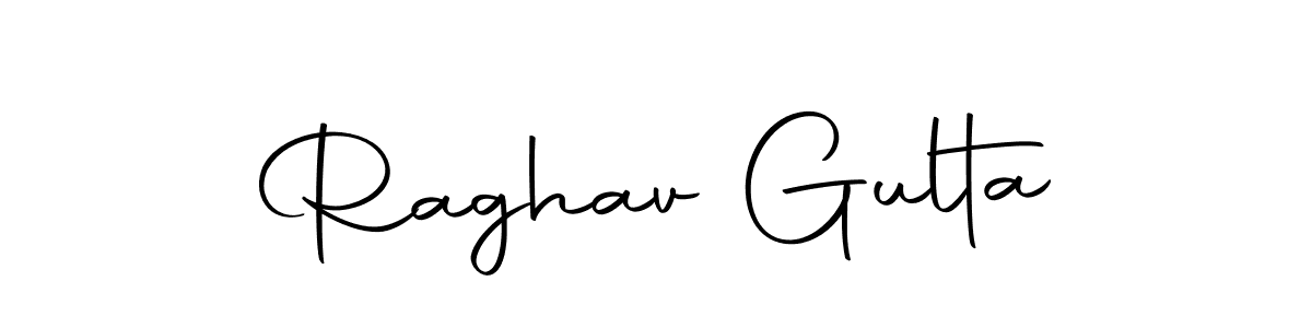 Design your own signature with our free online signature maker. With this signature software, you can create a handwritten (Autography-DOLnW) signature for name Raghav Gulta. Raghav Gulta signature style 10 images and pictures png