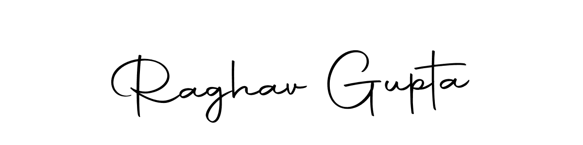 Design your own signature with our free online signature maker. With this signature software, you can create a handwritten (Autography-DOLnW) signature for name Raghav Gupta. Raghav Gupta signature style 10 images and pictures png