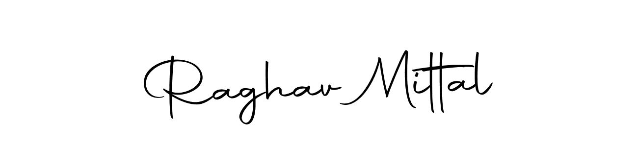 How to make Raghav Mittal name signature. Use Autography-DOLnW style for creating short signs online. This is the latest handwritten sign. Raghav Mittal signature style 10 images and pictures png