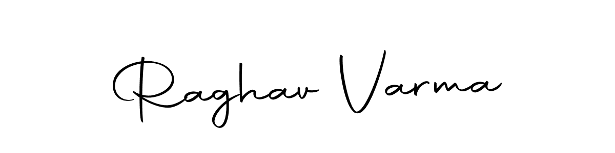 Make a beautiful signature design for name Raghav Varma. Use this online signature maker to create a handwritten signature for free. Raghav Varma signature style 10 images and pictures png