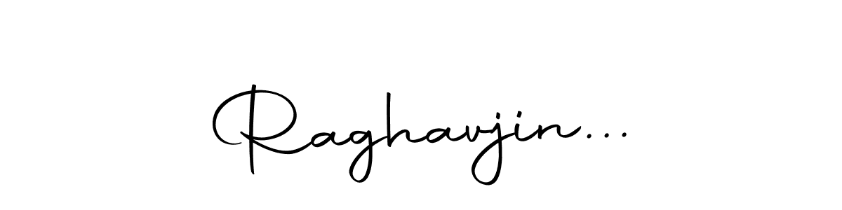 How to make Raghavjin... name signature. Use Autography-DOLnW style for creating short signs online. This is the latest handwritten sign. Raghavjin... signature style 10 images and pictures png