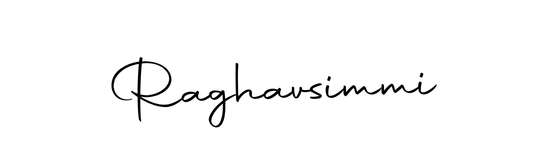 Design your own signature with our free online signature maker. With this signature software, you can create a handwritten (Autography-DOLnW) signature for name Raghavsimmi. Raghavsimmi signature style 10 images and pictures png