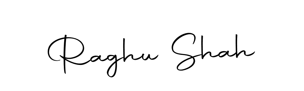 You should practise on your own different ways (Autography-DOLnW) to write your name (Raghu Shah) in signature. don't let someone else do it for you. Raghu Shah signature style 10 images and pictures png