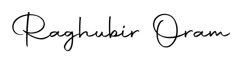 A dynamic signature style for Raghubir Oram using Autography-DOLnW script. Designed to look authentic, handwritten, and professional. Raghubir Oram signature style 10 images and pictures png