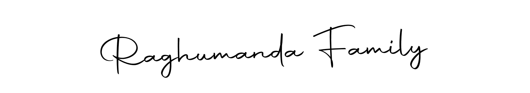 How to make Raghumanda Family name signature. Use Autography-DOLnW style for creating short signs online. This is the latest handwritten sign. Raghumanda Family signature style 10 images and pictures png