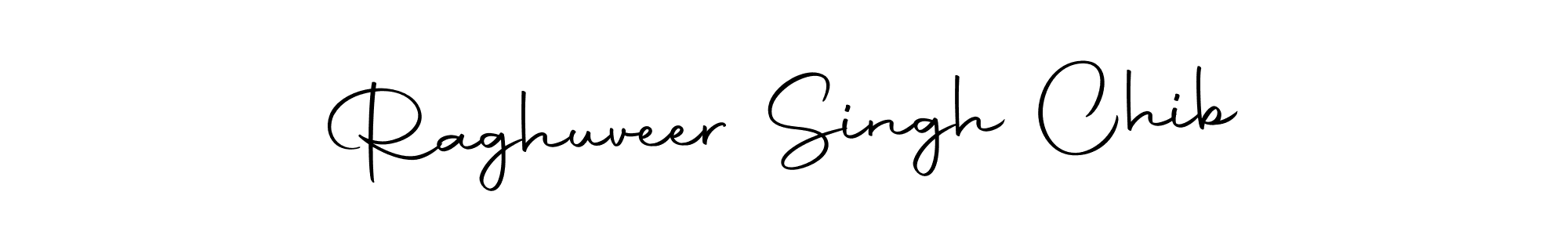 Design your own signature with our free online signature maker. With this signature software, you can create a handwritten (Autography-DOLnW) signature for name Raghuveer Singh Chib. Raghuveer Singh Chib signature style 10 images and pictures png