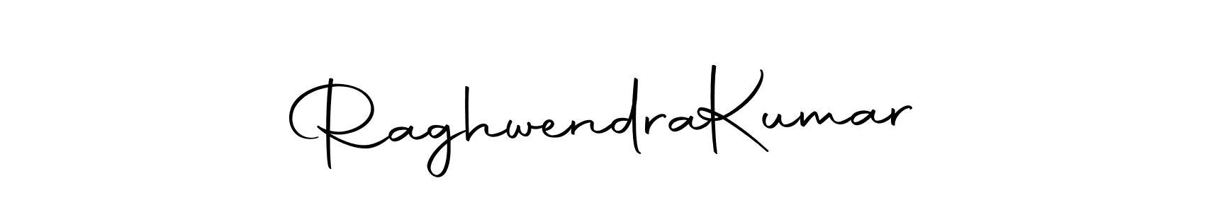 How to make Raghwendra  Kumar name signature. Use Autography-DOLnW style for creating short signs online. This is the latest handwritten sign. Raghwendra  Kumar signature style 10 images and pictures png