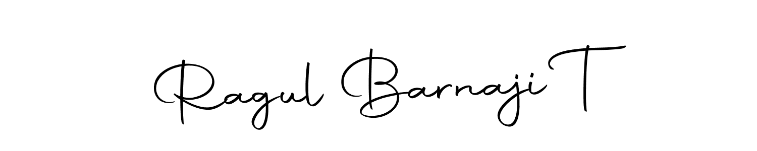Create a beautiful signature design for name Ragul Barnaji T. With this signature (Autography-DOLnW) fonts, you can make a handwritten signature for free. Ragul Barnaji T signature style 10 images and pictures png