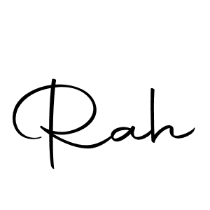 You should practise on your own different ways (Autography-DOLnW) to write your name (Rah) in signature. don't let someone else do it for you. Rah signature style 10 images and pictures png