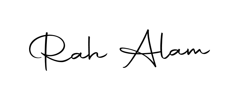 if you are searching for the best signature style for your name Rah Alam. so please give up your signature search. here we have designed multiple signature styles  using Autography-DOLnW. Rah Alam signature style 10 images and pictures png