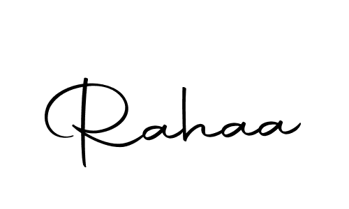 How to make Rahaa signature? Autography-DOLnW is a professional autograph style. Create handwritten signature for Rahaa name. Rahaa signature style 10 images and pictures png