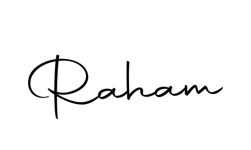 Make a beautiful signature design for name Raham. Use this online signature maker to create a handwritten signature for free. Raham signature style 10 images and pictures png