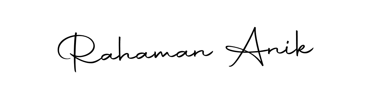 Make a short Rahaman Anik signature style. Manage your documents anywhere anytime using Autography-DOLnW. Create and add eSignatures, submit forms, share and send files easily. Rahaman Anik signature style 10 images and pictures png