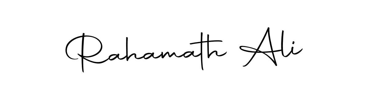 You can use this online signature creator to create a handwritten signature for the name Rahamath Ali. This is the best online autograph maker. Rahamath Ali signature style 10 images and pictures png