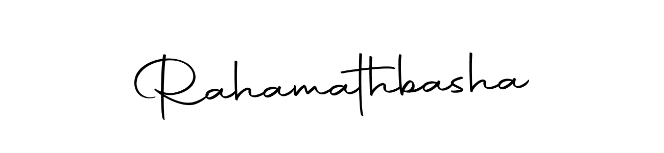 Similarly Autography-DOLnW is the best handwritten signature design. Signature creator online .You can use it as an online autograph creator for name Rahamathbasha. Rahamathbasha signature style 10 images and pictures png