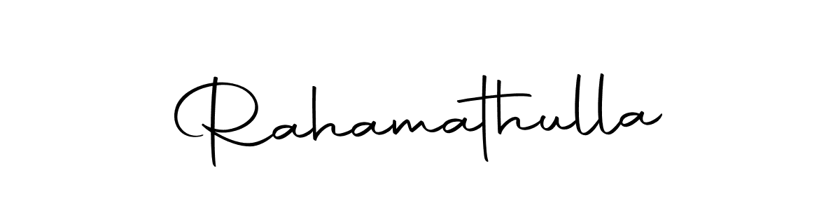 Create a beautiful signature design for name Rahamathulla. With this signature (Autography-DOLnW) fonts, you can make a handwritten signature for free. Rahamathulla signature style 10 images and pictures png