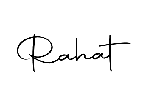 The best way (Autography-DOLnW) to make a short signature is to pick only two or three words in your name. The name Rahat include a total of six letters. For converting this name. Rahat signature style 10 images and pictures png