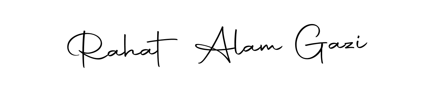 Autography-DOLnW is a professional signature style that is perfect for those who want to add a touch of class to their signature. It is also a great choice for those who want to make their signature more unique. Get Rahat Alam Gazi name to fancy signature for free. Rahat Alam Gazi signature style 10 images and pictures png