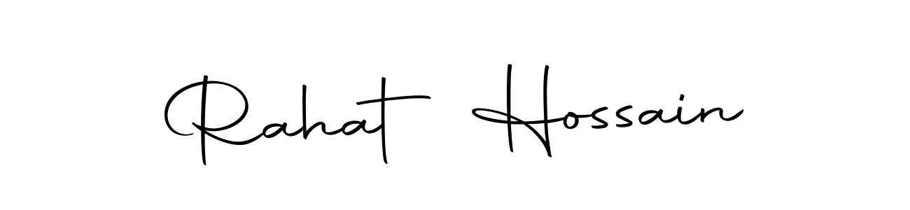 Make a beautiful signature design for name Rahat Hossain. Use this online signature maker to create a handwritten signature for free. Rahat Hossain signature style 10 images and pictures png
