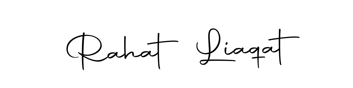 Also You can easily find your signature by using the search form. We will create Rahat Liaqat name handwritten signature images for you free of cost using Autography-DOLnW sign style. Rahat Liaqat signature style 10 images and pictures png