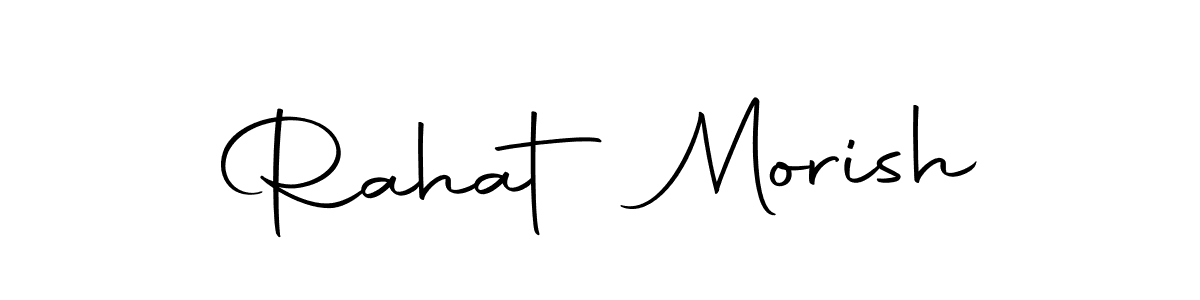 How to Draw Rahat Morish signature style? Autography-DOLnW is a latest design signature styles for name Rahat Morish. Rahat Morish signature style 10 images and pictures png