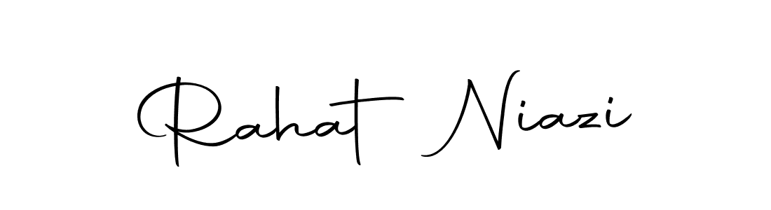 Make a beautiful signature design for name Rahat Niazi. Use this online signature maker to create a handwritten signature for free. Rahat Niazi signature style 10 images and pictures png