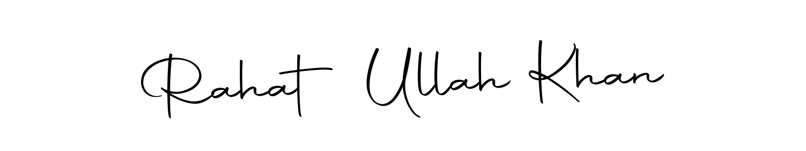 Make a beautiful signature design for name Rahat Ullah Khan. With this signature (Autography-DOLnW) style, you can create a handwritten signature for free. Rahat Ullah Khan signature style 10 images and pictures png