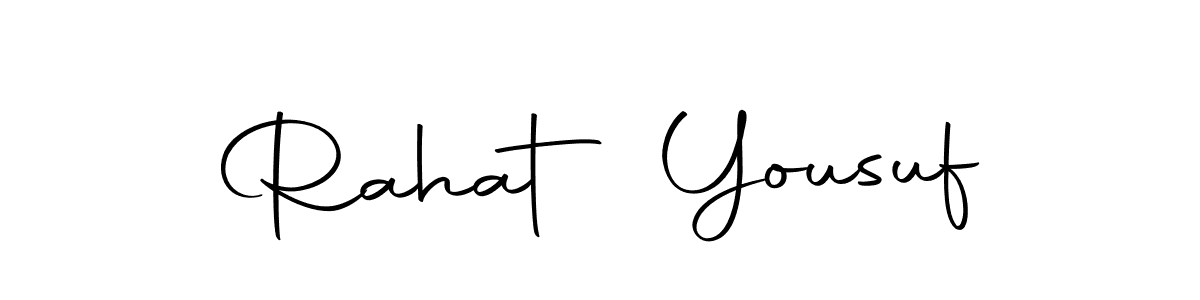 Also You can easily find your signature by using the search form. We will create Rahat Yousuf name handwritten signature images for you free of cost using Autography-DOLnW sign style. Rahat Yousuf signature style 10 images and pictures png