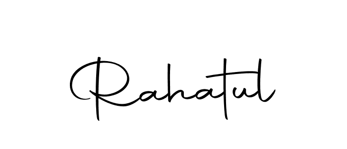 How to make Rahatul name signature. Use Autography-DOLnW style for creating short signs online. This is the latest handwritten sign. Rahatul signature style 10 images and pictures png