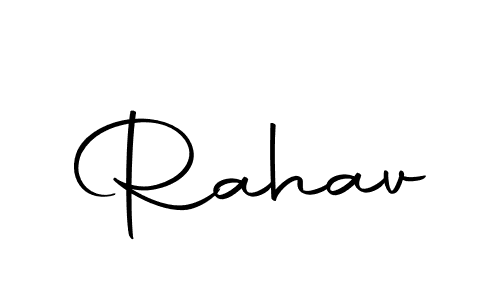 You should practise on your own different ways (Autography-DOLnW) to write your name (Rahav) in signature. don't let someone else do it for you. Rahav signature style 10 images and pictures png