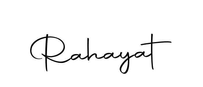 How to make Rahayat name signature. Use Autography-DOLnW style for creating short signs online. This is the latest handwritten sign. Rahayat signature style 10 images and pictures png