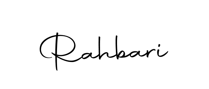 Autography-DOLnW is a professional signature style that is perfect for those who want to add a touch of class to their signature. It is also a great choice for those who want to make their signature more unique. Get Rahbari name to fancy signature for free. Rahbari signature style 10 images and pictures png