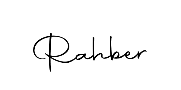 Rahber stylish signature style. Best Handwritten Sign (Autography-DOLnW) for my name. Handwritten Signature Collection Ideas for my name Rahber. Rahber signature style 10 images and pictures png