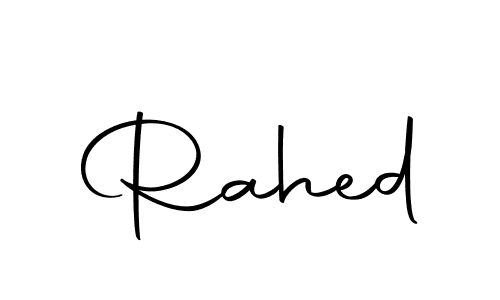 Similarly Autography-DOLnW is the best handwritten signature design. Signature creator online .You can use it as an online autograph creator for name Rahed. Rahed signature style 10 images and pictures png