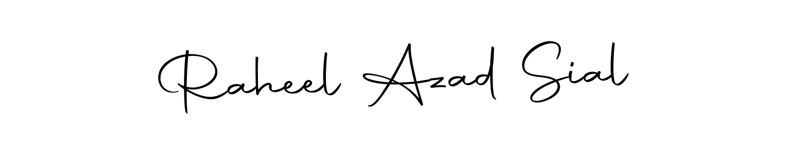 You should practise on your own different ways (Autography-DOLnW) to write your name (Raheel Azad Sial) in signature. don't let someone else do it for you. Raheel Azad Sial signature style 10 images and pictures png