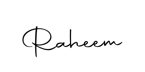 Create a beautiful signature design for name Raheem. With this signature (Autography-DOLnW) fonts, you can make a handwritten signature for free. Raheem signature style 10 images and pictures png