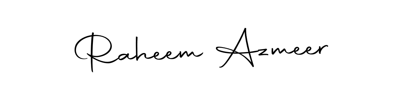 Make a beautiful signature design for name Raheem Azmeer. With this signature (Autography-DOLnW) style, you can create a handwritten signature for free. Raheem Azmeer signature style 10 images and pictures png